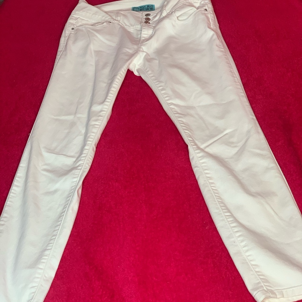 White Wax Jeans
